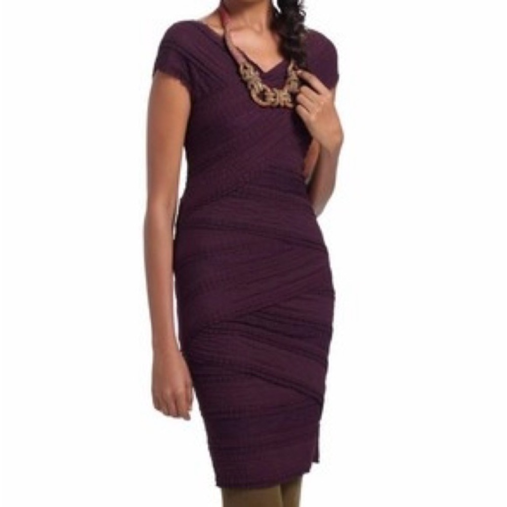 Anthropologie Bailey 44 Purple Lace Bodycon Dress